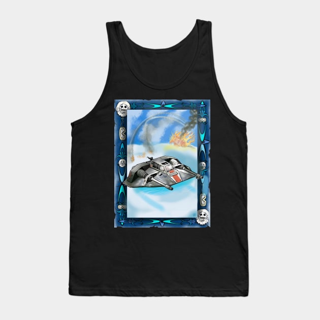 Snowy Rebel Outing Tank Top by Popoffthepage